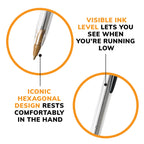 BIC Cristal Xtra Smooth Ballpoint Pen, 1mm Medium Point, Black Ink, 60 Pack
