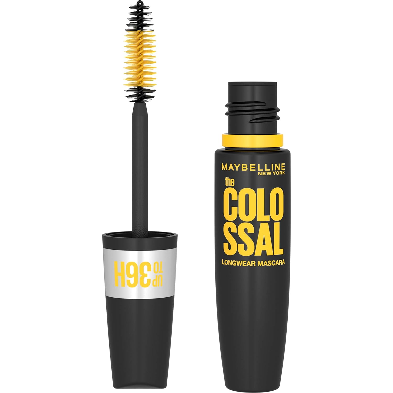 Buy now Maybelline Volum' Express Colossal Washable Mascara Makeup, Volumizing, Classic Black, 2 Count 0.27 Fl Oz (Pack of 1) WATERPROOF VERY BLACK at indiglob india