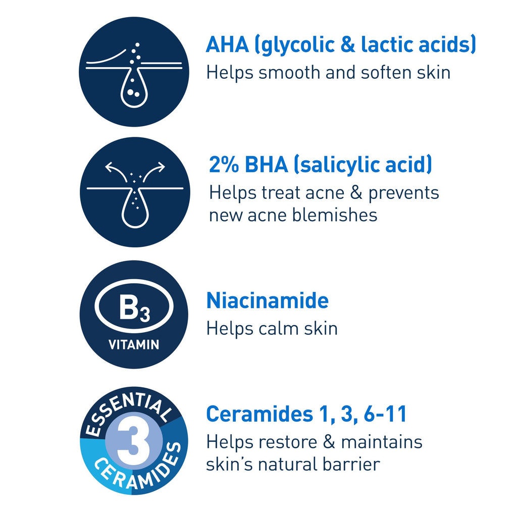 CeraVe Acne Control Gel, Salicylic & Glycolic Acid Face Treatment, 1.35oz | Niacinamide and Lactic Acid Formula Acts As A Face Exfoliator and Pore Minimizer For Face To Clear Stubborn Acne