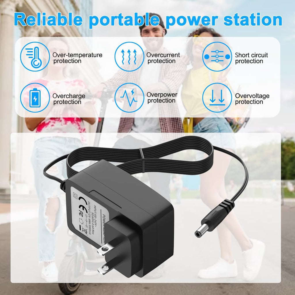 12V Battery Charger for Kid Ride On Toys for Razor Power Core E90 E95