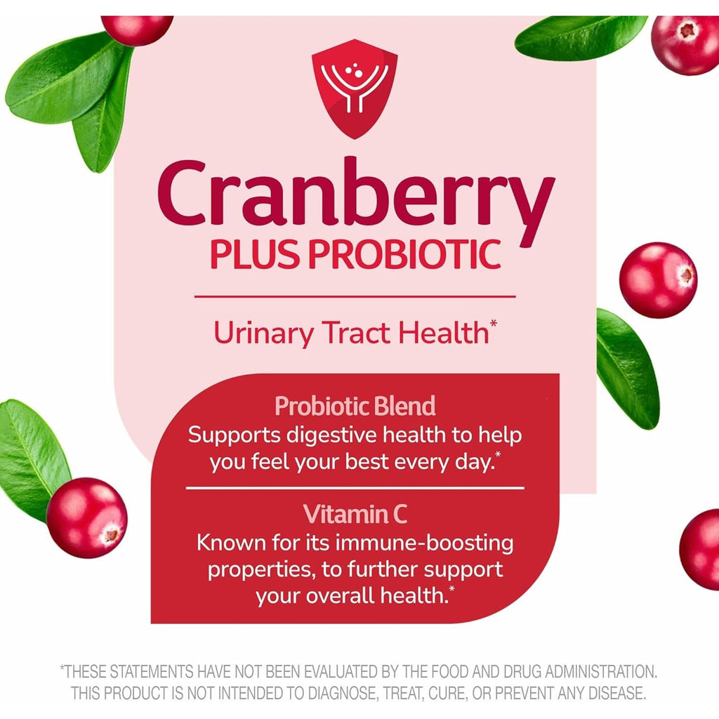 Buy now 21st Century Cranberry Plus Probiotic Tablets, 60 Count at indiglob india