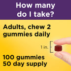 Nature Made Elderberry Gummies with Vitamin C & Zinc, 100 Gummies | Dietary Supplement for Antioxidant and Immune Support, Suitable for Vegetarians, Raspberry Flavor, 50 Day Supply