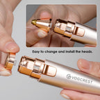 Replacement Heads for Eyebrow Facial Trimmer: Original Heads Replacement Set for 2 in1 Facial Eyebrow Trimmer - Suitable for Model VG-102, VG-1023,VG-1024