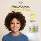MAYA MARI Kids Hair Styling Gel for Boys, Girls, Toddlers and Babies, Coconut Fruit Extract, Flexible Medium Hold, Sulfate Free, Paraben Free, Coconut Lime Twist, 12 oz Jar