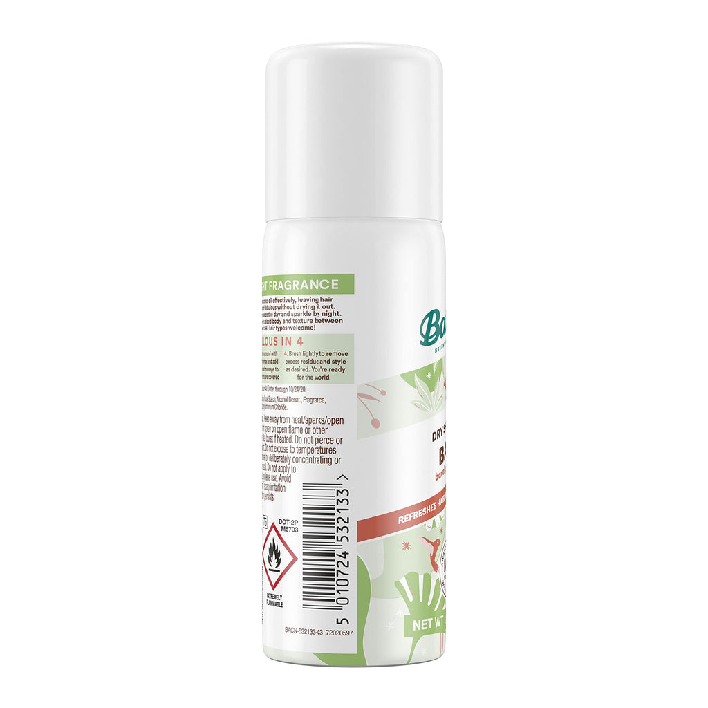 Batiste Dry Shampoo Bare Mini Travel Size 1.06 oz (Pack of 3)