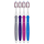 Buy now Oral-B 3D White Deep Stain Remover toothbrushes, 4 Count Toothbrush Soft, Removes 90% of Surface Stains, whitens Teeth, deep Reach, removes Plaque and Stains Tooth Brush at indiglob india