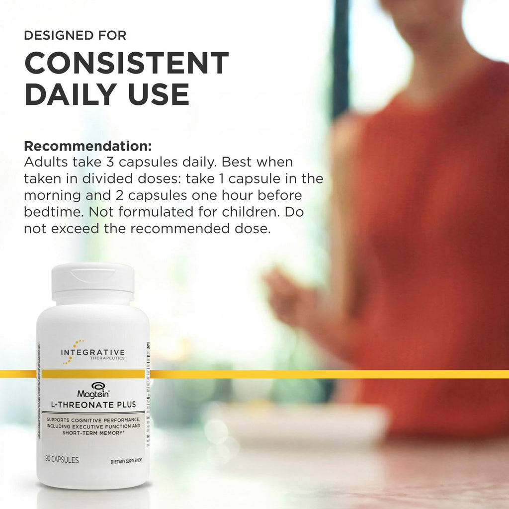 Integrative Therapeutics Magtein L-Threonate Plus, 90 Capsules