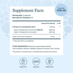 Youtheory Ashwagandha, 1,000 mg, 60 Vegetarian Capsules, 30-Day Supply | Stress and Cortisol Support Supplement*, Adaptogenic Herbal Blend with Organic KSM-66 Ashwagandha and Ginger