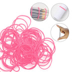 Pink Binder Clips Paper Clips,380 PCS Assorted Sizes Paperclips