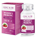 Women's Probiotics, 120 Tablets 120 Billion CFU 18 Strains, Contains Organic Prebiotic Cranberry, Probiotic Supplement for Digestion, Immunity, Women's Health, Soy Gluten Dairy Free