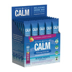 Natural Vitality Calm Magnesium Stick Packets | Raspberry Lemon Flavored Relaxing Drink Mix Powder | On-The-Go Pouches | Gluten & Sugar-Free | 255mg Per Serving | 30 Count