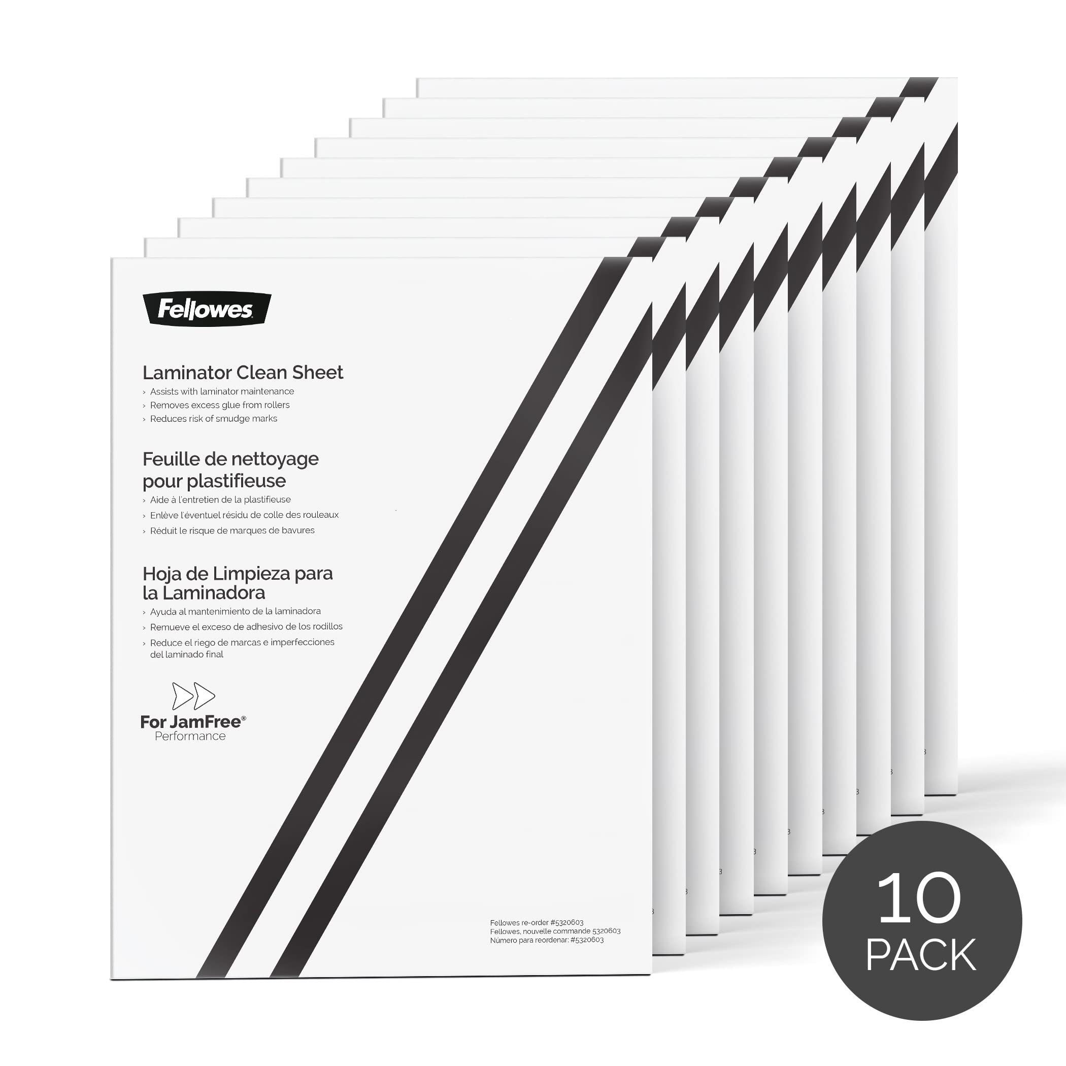 Buy now Fellowes Laminator Cleaning Sheets, 10 Pack, 8.5 x 11 in at indiglob india