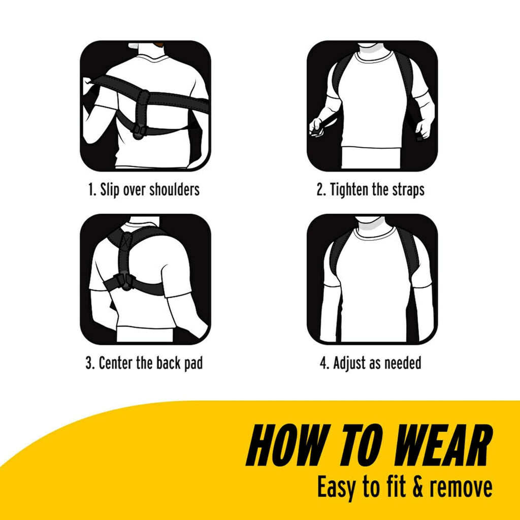 Buy now FUTURO Posture Corrector, Fits Men and Women, Helps Promote Better Posture, Back Support, Doctor Developed, Adjustable at indiglob india