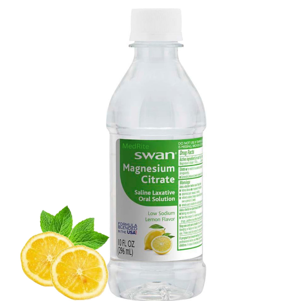 Magnesium Citrate, Oral Solution, Natural Lemon Flavor - Laxatives for Constipation Fast Acting. Laxatives for Constipation, Stool Softeners, Citrato de Magnesio (6)