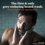 Just for Men Control GX Beard Wash, Gradually Reduces Grey, 4 Fl Oz (1 Pk) | Control GX Beard Wash gradually reduces grays in facial hair with each wash. Keratin strenthens and thickens hair.
