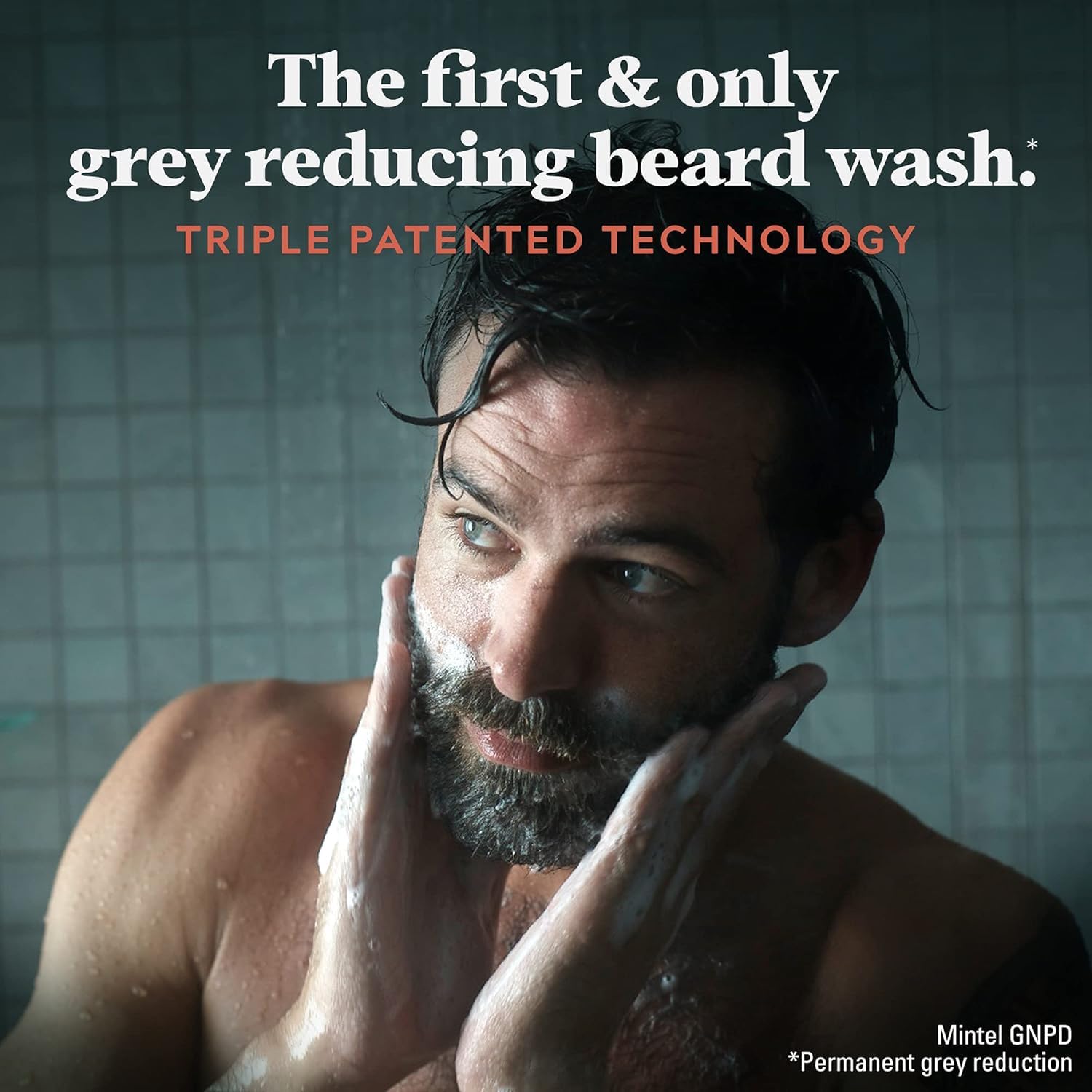 Just for Men Control GX Beard Wash, Gradually Reduces Grey, 4 Fl Oz (1 Pk) | Control GX Beard Wash gradually reduces grays in facial hair with each wash. Keratin strenthens and thickens hair.