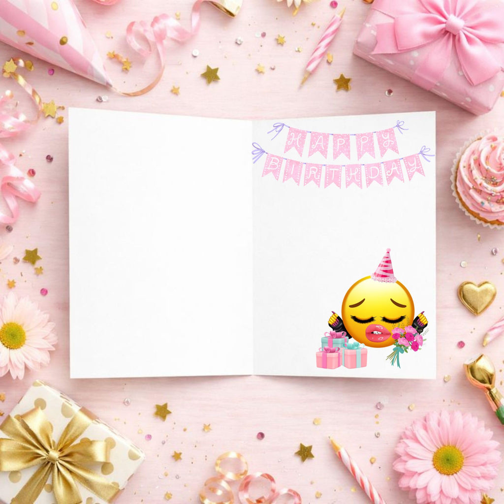 GIFTING GIGGLES Happy Birthday Card for Women - Best Friend, Sister, Mother, Daughter - Bday Card for her - BADDIE meme - 13th 16th 18th 21st 25th 30th 40th 50th