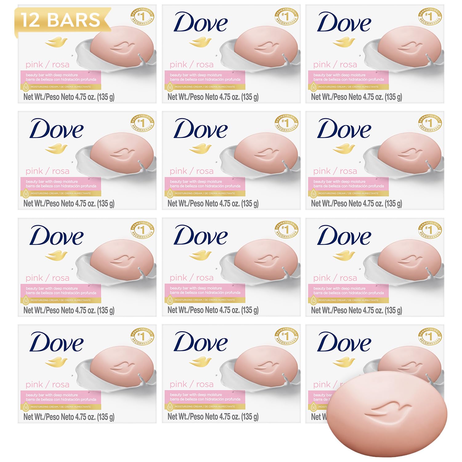Buy now Dove Beauty Bar Soap Original 24 Count for Soft, Smooth Skin, with 1/4 Moisturizing Cream 3.75 oz 56.4 Ounce (Pack of 1) Fresh at indiglob india