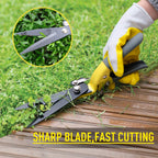 Upgraded Grass Shears, Hand Grass Clippers, Grass Trimming Shears for Garden, Lawn Edges