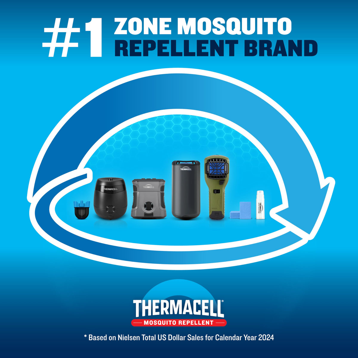 Thermacell Fuel-ZoneGuard Mosquito Repellent Butane Only Refills, 48-Hr