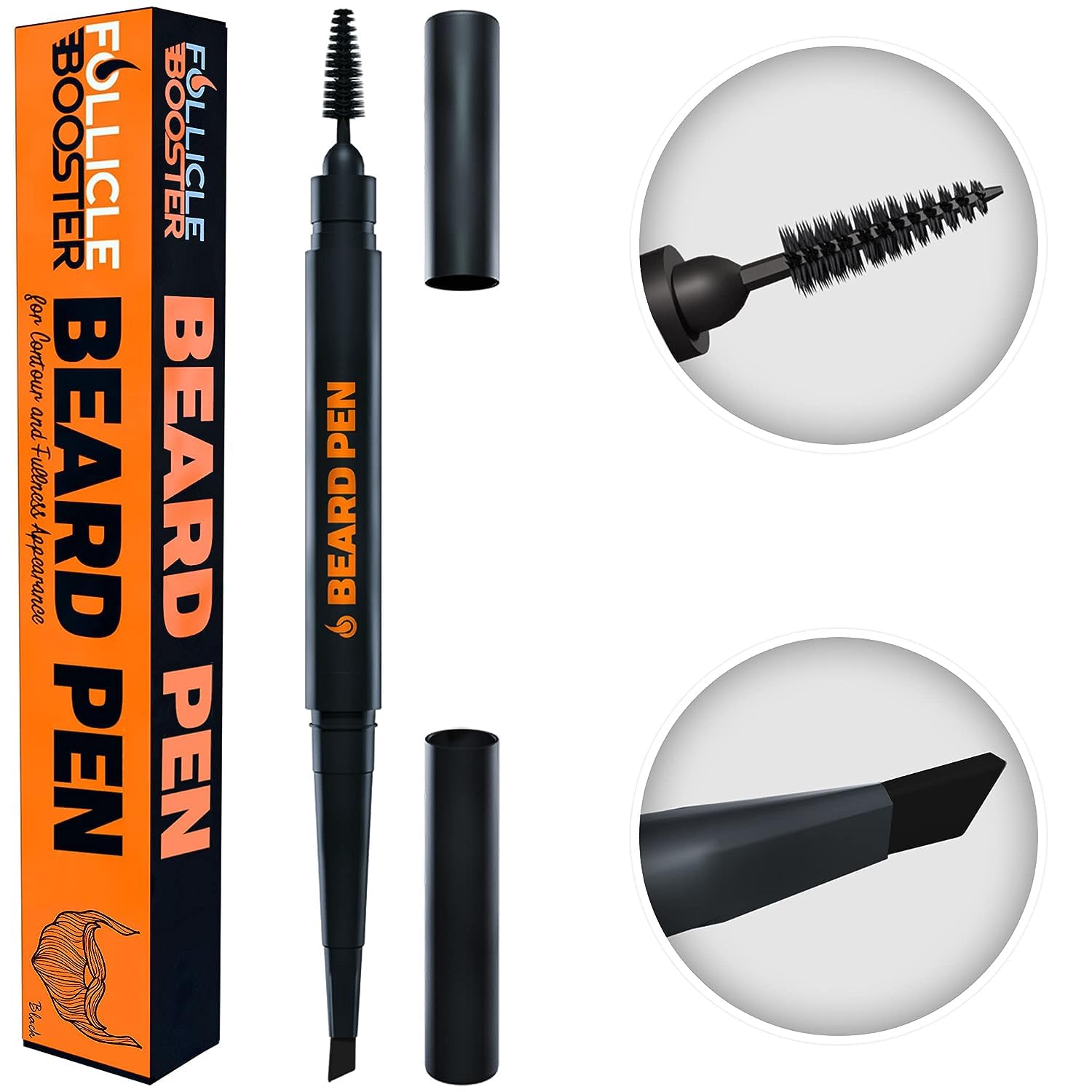 Buy now Beard Pen Filler for Men - Barber Styling Grooming Pencil - Waterproof Proof, Sweat Proof, Long Lasting Solution with Natural Finish - Cover Beard and Scalp Patches in Seconds - Dark Brown 1 Pack 1 Count (Pack of 1) Dark Brown at indiglob india