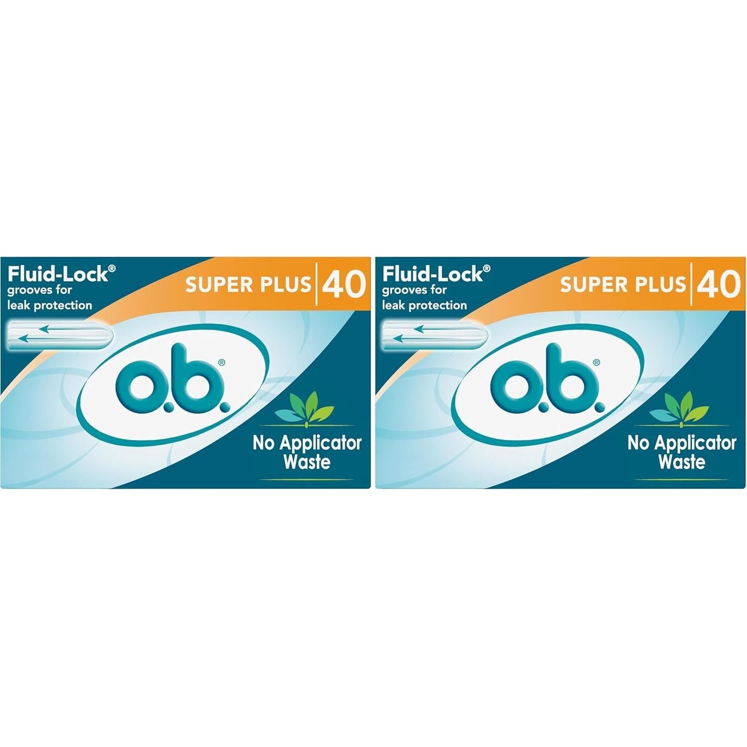 Buy now o.b. Tampons No Applicator, Fragrance-Free - 40ct | Applicator-Free Tampons Super Plus, Feminine Care, ob Tampon Super Plus, Period Products 40 Count (Pack of 2) Super Plus Absorbency at indiglob india