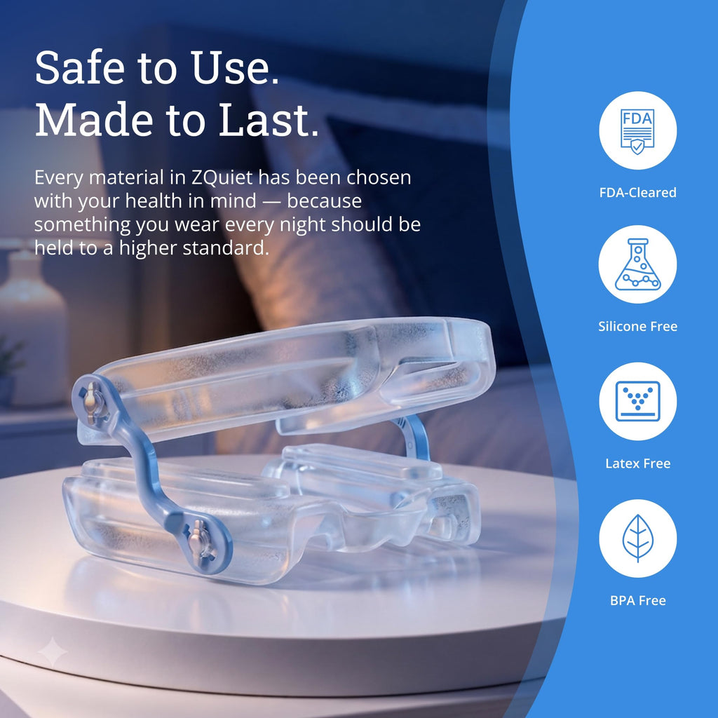 ZQuiet Advance Custom Anti-Snoring Mouthpiece, 4-Level Jaw Advancement