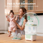 Momcozy New Modular Nesting 4 in 1 Compact Bottle Sterilizer and Dryer