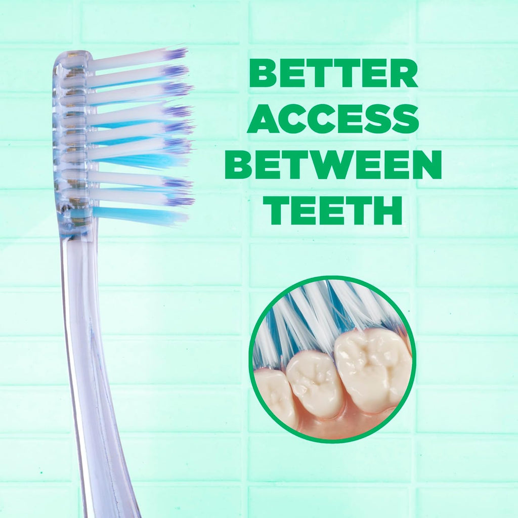 Buy now GUM Technique Deep Clean Toothbrush - Compact Soft - Soft Toothbrushes for Adults with Sensitive Extra Fine Bristles, 3ct at indiglob india