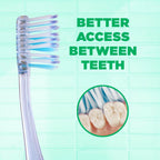 Buy now GUM Technique Deep Clean Toothbrush - Compact Soft - Soft Toothbrushes for Adults with Sensitive Extra Fine Bristles, 3ct at indiglob india
