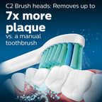 Buy now Philips Sonicare Genuine Toothbrush Head Variety Pack, C3 Premium Plaque Control and C2 Optimal Control, 3 Brush Heads, White, HX9023/69 at indiglob india