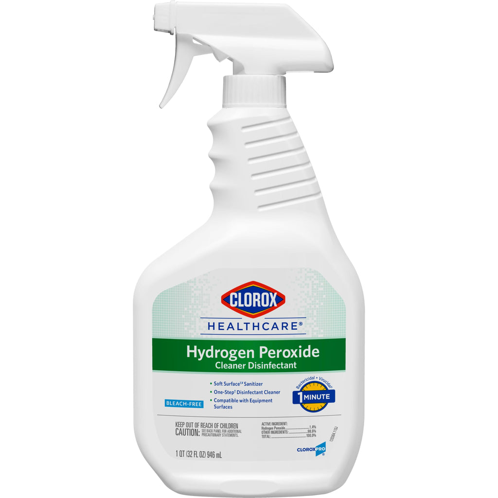 Buy now Clorox Healthcare Hydrogen Peroxide Cleaner Disinfectant, Bleach Free, 32 Fluid Ounces (Package May Vary) at indiglob india