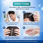 Minoxidil for Men and Women, Hair Growth Serum with Biotin, Rosemary and Batana for Hair Beard Regrowth Treatments Extra Strength Hair Loss Solution, Clinically Proven to Regrow Thicker, 60ML