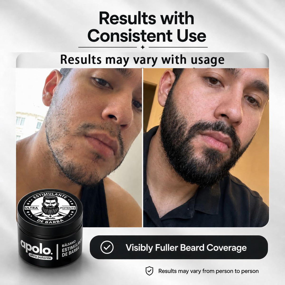 Estimulante de Barba, Bálsamo Para Crecimiento De Barba Ultra Potente, Barba Crema, Beard Growth Balm, Thicker, Fuller Beard & Hair 100ml/3.5oz