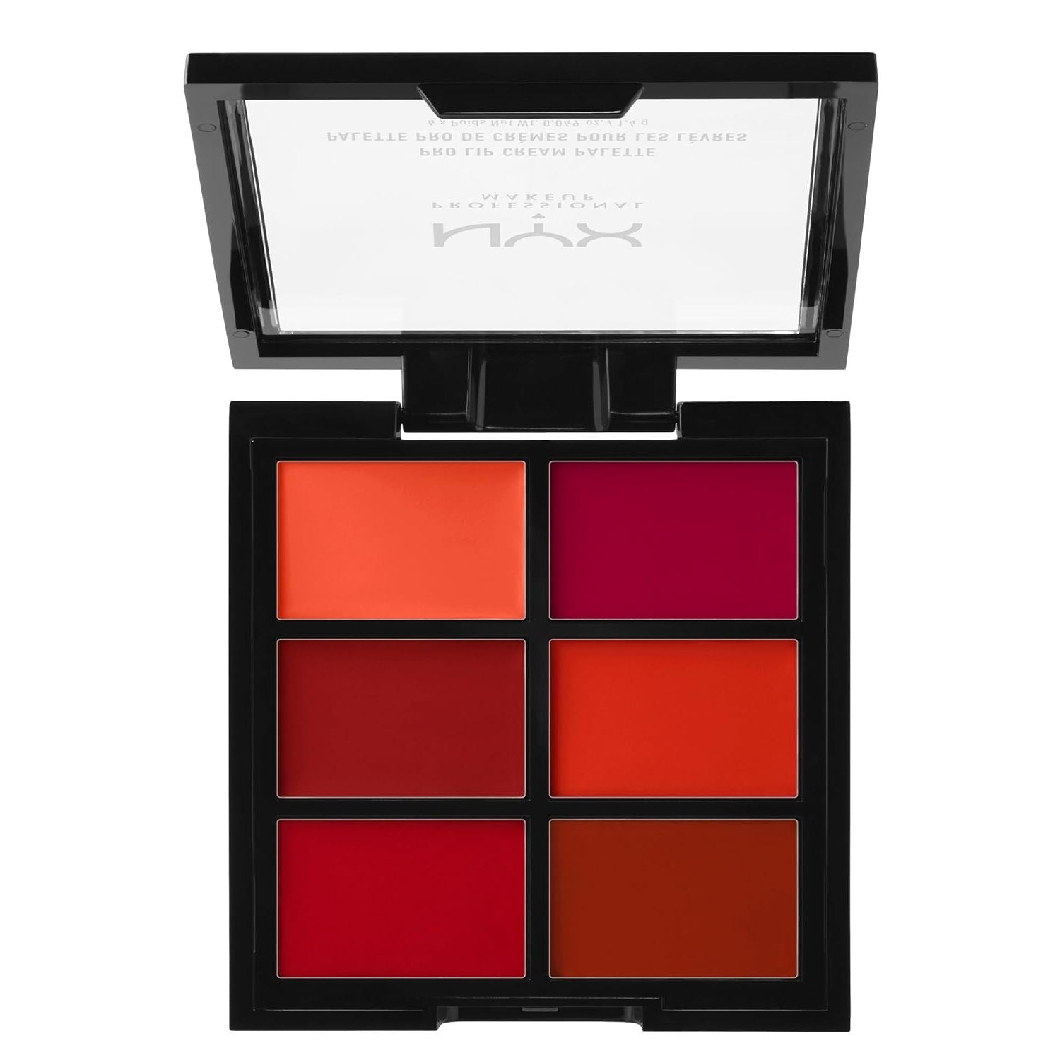 Buy now NYX PROFESSIONAL MAKEUP Pro Lip Cream Palette, The Reds, 0.317 Ounce at indiglob india