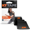 Buy now KT Tape, Original Cotton, Elastic Kinesiology Athletic Tape, 20 Count, 10â€ Precut Strips Black at indiglob india