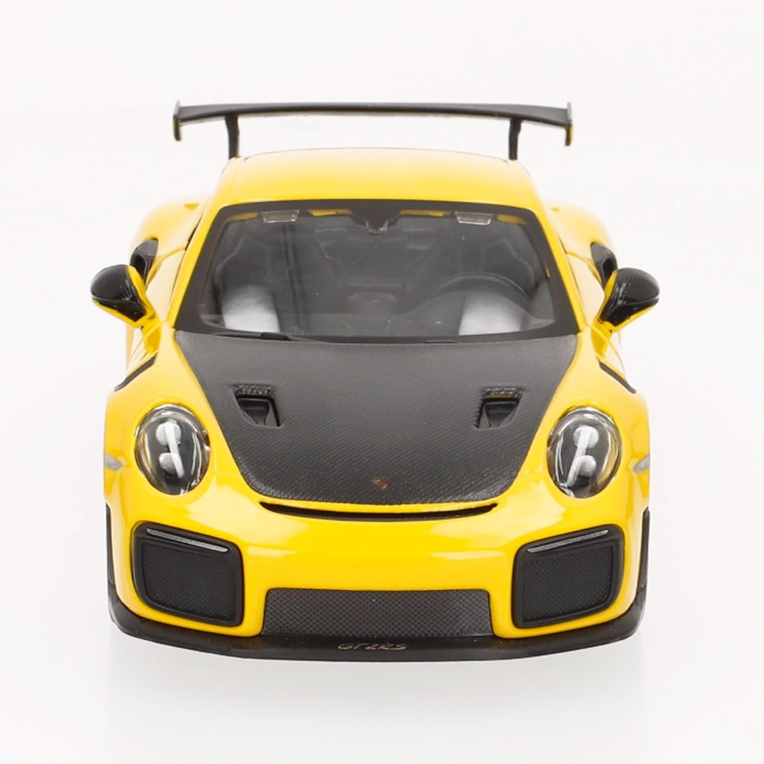 Buy now Maisto Porsche 911 GT2 RS Yellow with Carbon Hood and Gold Wheels Special Edition 1/24 Diecast Model Car at indiglob india