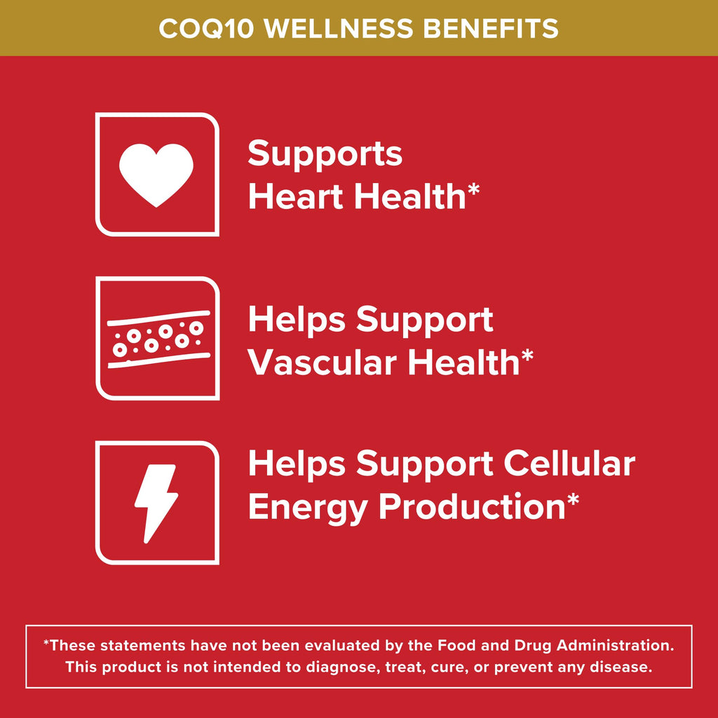 Qunol Ultra CoQ10 100mg, 3X Better Absorption, Antioxidant, 120 Softgels | #1 Cardiologist Recommended Supplement for Heart Health, Coenzyme Q10 Supplement to support Vascular Health & Cellular Energy