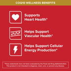 Qunol Ultra CoQ10 200mg, Ultra-High Absorption, Antioxidant, 60 Softgels | #1 Cardiologist Recommended Supplement for Heart Health, Coenzyme Q10 Supplement to support Vascular Health & Cellular Energy