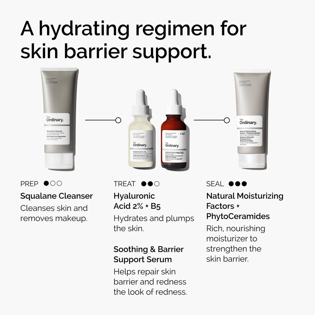 The Ordinary Soothing & Barrier Support Serum, Redness-Reducing & Hydrating Solution with Centella Asiatica for Skin Barrier Repair