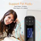 Buy now AGPTEK U3 USB Stick Mp3 Player, 8GB Music Player Supports Replaceable AAA Battery, Recording, FM Radio, Expandable Up to 128GB, Black at indiglob india