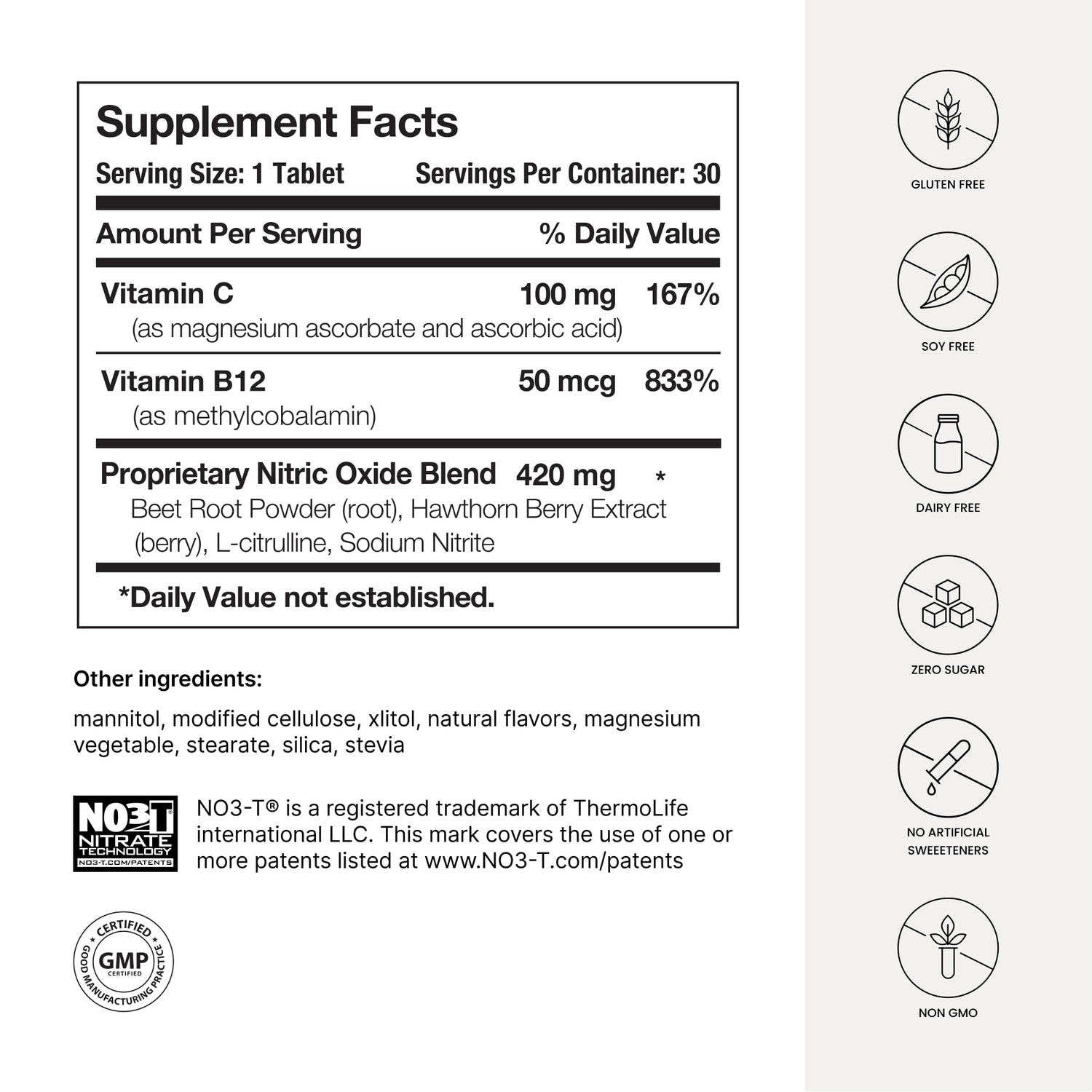 HumanN Neo40 Daily Heart & Blood Circulation Supplements to Boost Nitric Oxide - Supports Blood Pressure - from Maker of SuperBeets -Includes 30 Dissolvable Tablets - Tasty Fruity Flavor
