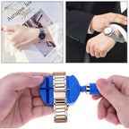 Buy now Cridoz Watch Link Removal Tool Kit - Replacement Pins and Pin Punches for Bracelet Sizing, Strap Adjustment and Repair at indiglob india