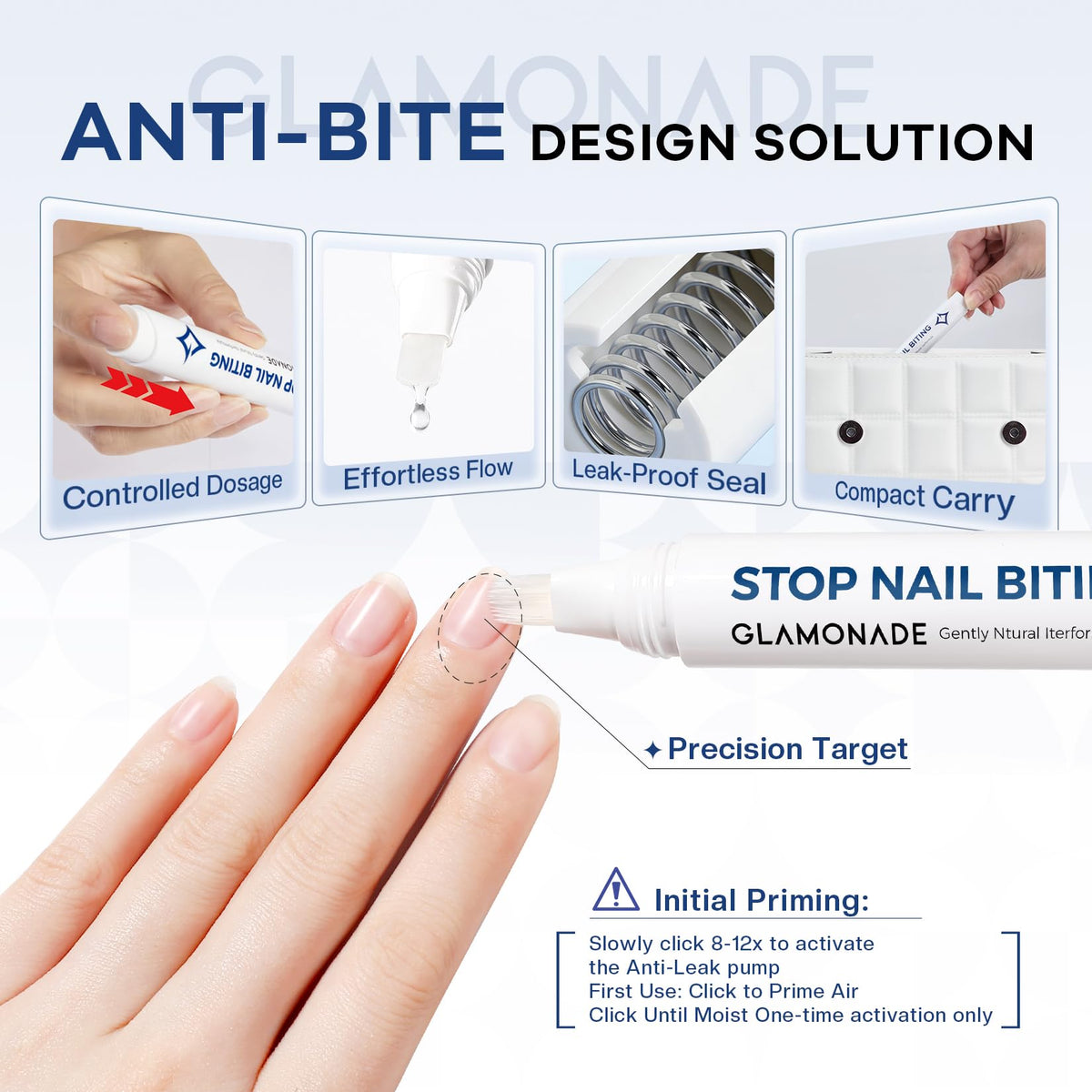 Nail Biting Prevention for Kids & Repair: Instant Bitter Stops Sucking