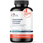 Designs for Health Magnesium Glycinate Complex - High Absorption, Patented Magnesium Complex - Promotes Calm Sleep, Energy, Bone & Heart Health, and Immune Support - Vegan, Gluten Free (120 Capsules)