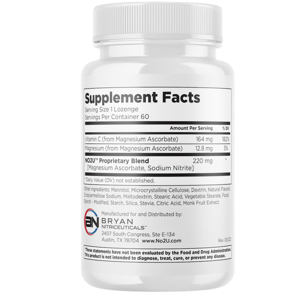 Bryan Nitriceuticals Nitric Oxide Supplement, 60 Count, 30 Day Supply