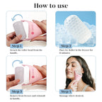 Buy now BAIMEI IcyMe Ice Roller for Face and Gua Sha Facial Tool Set, Ice Face Roller Reduces Puffiness Relieves Migraines Skin Care Tools, Self Care Gift for Women - Pink at indiglob india