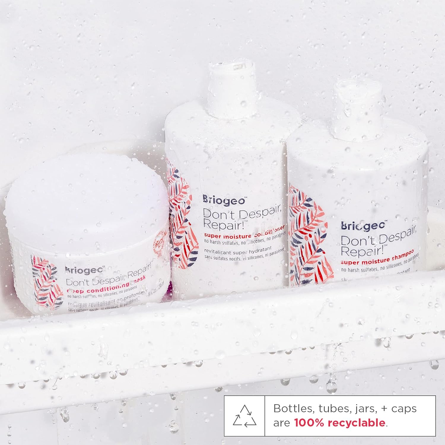 Buy now Briogeo Don't Despair, Repair! Super Moisture Shampoo, Dry Damaged Hair, Hair Shampoo with Argan Oil for Hair, Hair Moisturizer Hair Treatment, Protein Shampoo, Vegan, Cruelty-Free at indiglob india