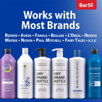 Bar5F Pumps for Shampoo and Conditioner Bottles, Salon-Brand Liters, 2 Pack | Professional-standard durability for salon-brand 1 L/33.8 oz bottles, 28/410 finish, 1-inch neck and 1.1-inch cap diameter