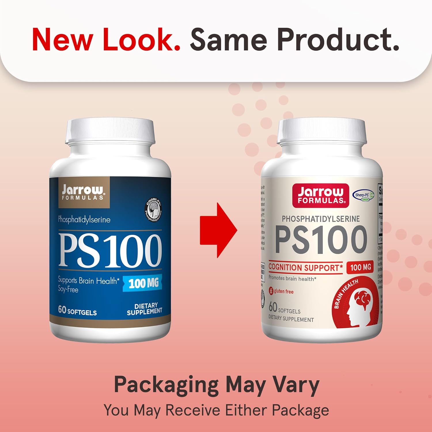 Buy now Jarrow Formulas PS100 Phosphatidylserine 100 mg, Dietary Supplement for Brain Health and Cognition Support, 60 Softgels, 20-60 Day Supply at indiglob india